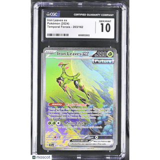 2024 Pokémon Iron Leaves ex Temporal Forces #203/162 English CGC 10