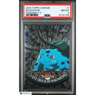 Pokémon TCG Bulbasaur #1 Pokemon T.V. PSA 8