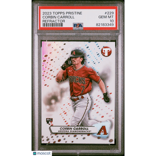 Corbin Carroll 2023 2023 Topps Pristine #229 PSA 10