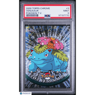 Pokémon TCG Venusaur #3 Pokémon T.V. PSA 9