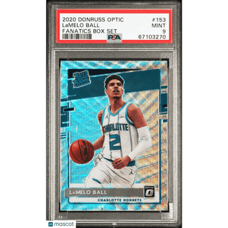 Lamelo Ball 2020 Panini Donruss Optic #153 PSA 9