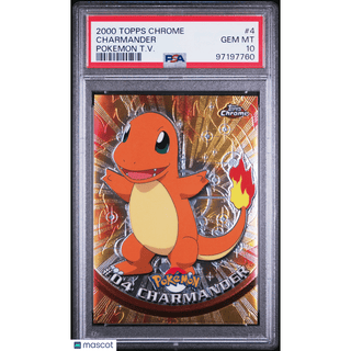 Pokémon TCG Charmander #4 Pokemon T.V. PSA 10