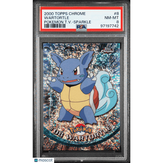 Pokémon TCG Wartortle #8 Pokemon T.V.-Sparkle PSA 8