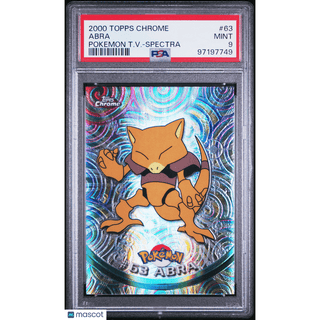 Pokémon TCG Abra #63 Pokemon T.V.-Spectra PSA 9