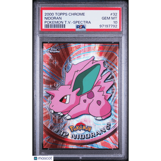 Pokémon TCG Nidoran #32 Pokemon T.V.-Spectra PSA 10