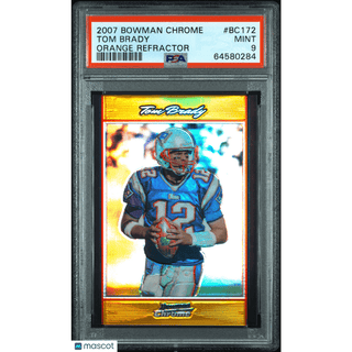 Tom Brady 2007 Bowman Chrome #BC172 PSA 9