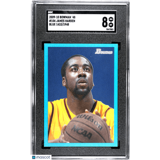 James Harden 2009 Bowman '48 #104 SGC 8