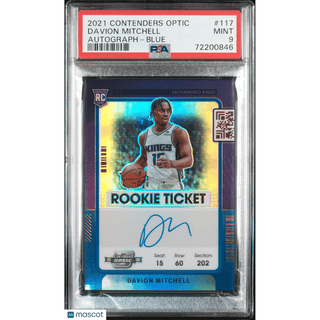 Davion Mitchell 2021 2021 Panini Contenders Optic #117 PSA 9