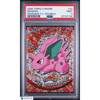 Pokémon TCG Nidoran #32 Pokemon T.V.-Sparkle PSA 9