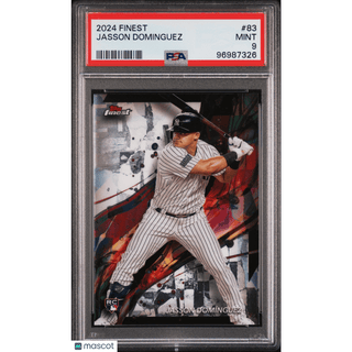 Jasson Dominguez 2024 Topps Finest #83 PSA 9