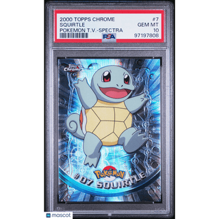 Pokémon TCG Squirtle #7 Pokémon T.V.-Spectra PSA 10