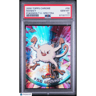 Pokémon TCG Mankey #56 Pokemon T.V.-Spectra PSA 10