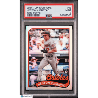 Heston Kjerstad 2024 Topps Chrome 1989 Topps Baseball #18 PSA 9