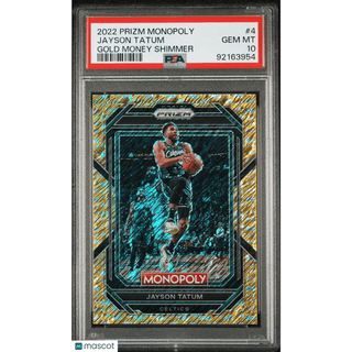 Jayson Tatum 2022 Panini Prizm Monopoly #4 PSA 10