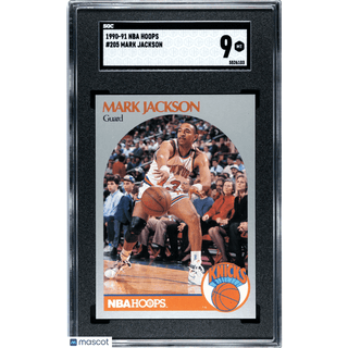 Mark Jackson 1990-91 NBA Hoops #205 SGC 9