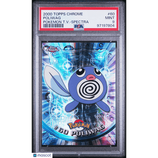 Pokémon TCG Poliwag #60 Pokémon T.V.-Spectra PSA 9