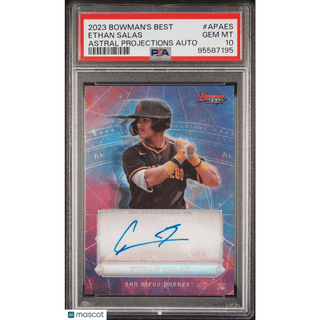 Ethan Salas 2023 Bowman's Best Astral Projections Autographs #APAES PSA 10