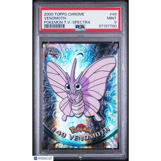 Pokémon TCG Venomoth #49 Pokemon T.V.-Spectra PSA 9