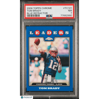 Tom Brady 2008 Topps Chrome #TC121 PSA 7