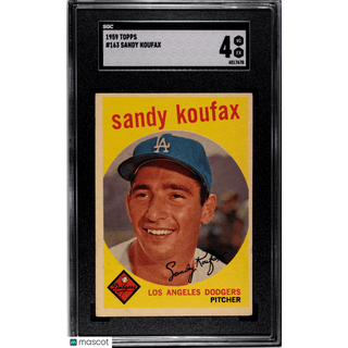 Sandy Koufax 1959 Topps #163 SGC 4