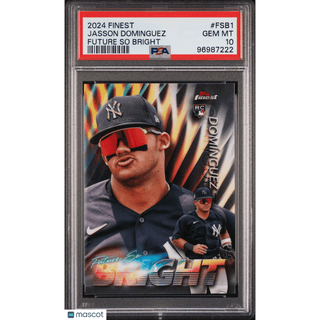 Jasson Dominguez 2024 Topps Finest Future So Bright #FSB1 PSA 10