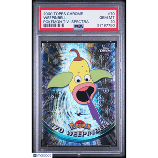 Pokémon TCG Weepinbell #70 Pokemon T.V.-Spectra PSA 10