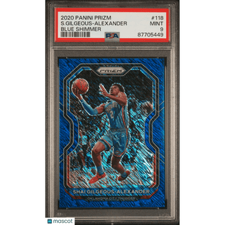 S. Gilgeous-Alexander 2020 Panini Prizm #118 PSA 9