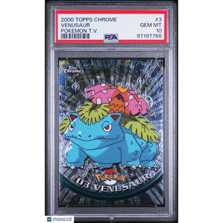 Pokémon TCG Venusaur #3 Pokemon T.V. PSA 10