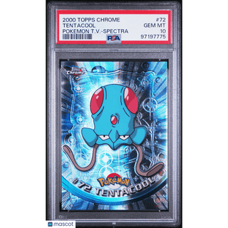 Pokémon TCG Tentacool #72 Pokemon T.V.-Spectra PSA 10