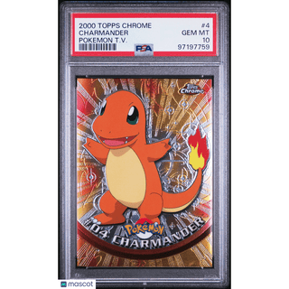 Pokémon TCG Charmander #4 Pokemon T.V. PSA 10