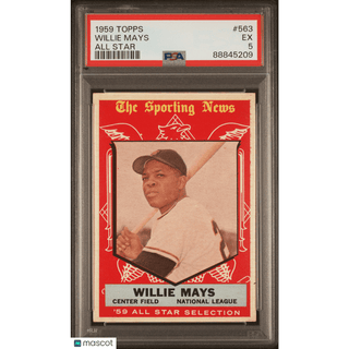 Willie Mays 1959 Topps #563 PSA 5