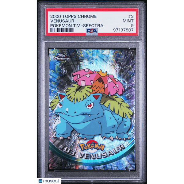 Pokémon 2000 Topps Chrome on sale Venusaur Psa 9