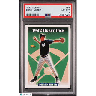 Derek Jeter 1993 Topps #98 PSA 8