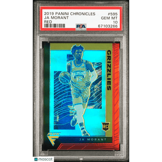 Ja Morant 2019 Panini Chronicles #595 PSA 10