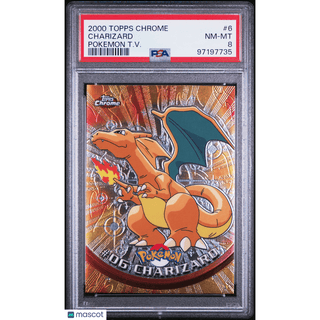 Pokémon TCG Charizard #6 Pokemon T.V. PSA 8