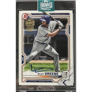 Riley Greene 2024 Topps Archives Signature Series Certified Autograph