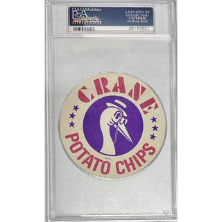 Hank Aaron 1976 Crane Potato Chips Disc PSA 10