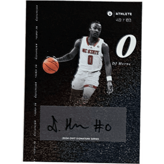 DJ Horne: 2024 ONIT NC State Basketball Autograph Numbered 49/80