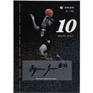 Aziaha James: 2024 ONIT NC State Basketball Autograph Numbered 12/40