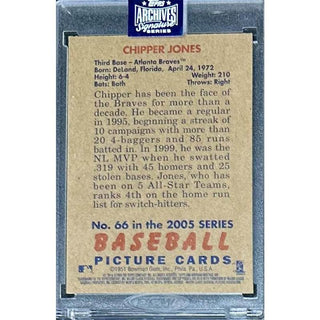 Chipper Jones: 2020 Topps Archive Signature Series