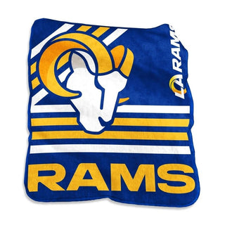 Blanket: LA Rams Raschel Throw - 50"x60"