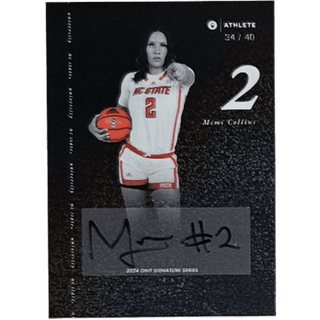 Mimi Collins: 2024 ONIT NC State Basketball Autograph Numbered 34/40