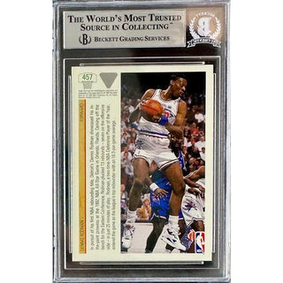 Dennis Rodman All-Star 1991-92 Upper Deck #457 Authentic Autograph BGS