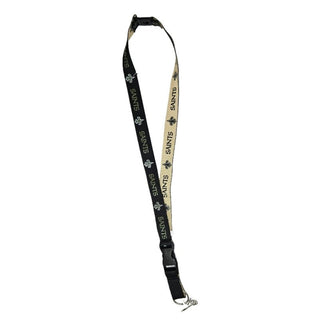 Lanyard: Saints - Black