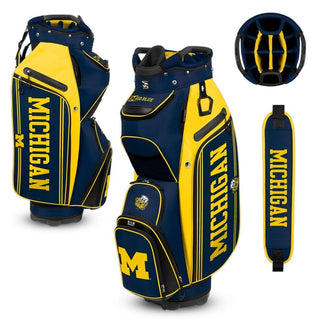 Golf Bag: Michigan Wolverines /College Vault-Bucket III Cooler Cart Bag                                                                          