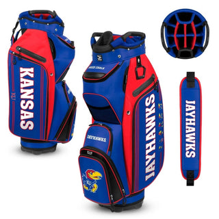 Golf Bag: Kansas Jayhawks /College Vault -Bucket III Cooler Cart Bag                                                                          