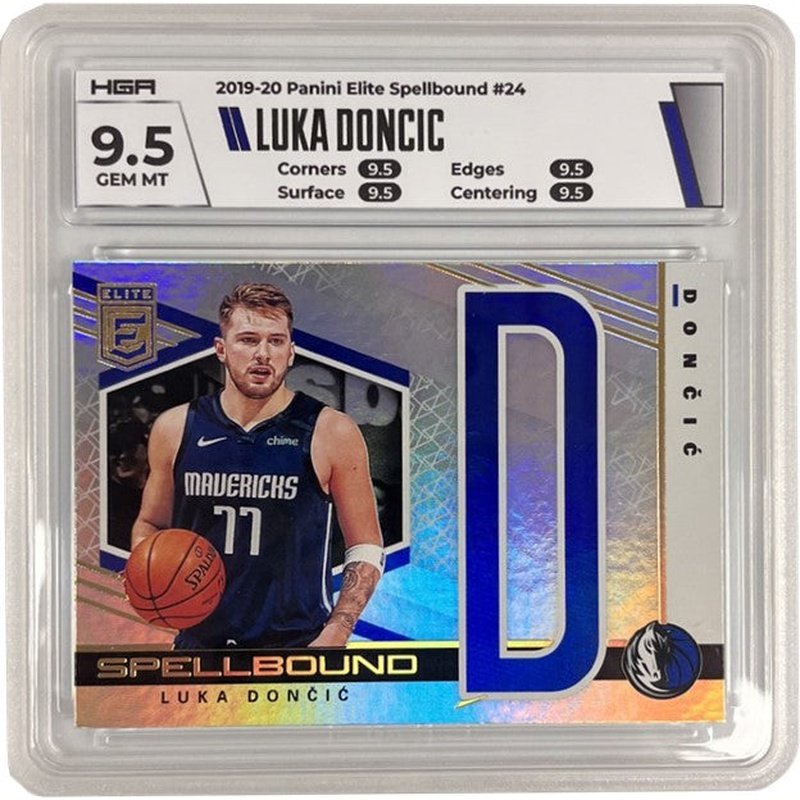 2018 LUKA DONCIC FIRST GOLD ROOKIE GEMS ROOKIE CARD GMA GRADED 10 MAVERICKS!