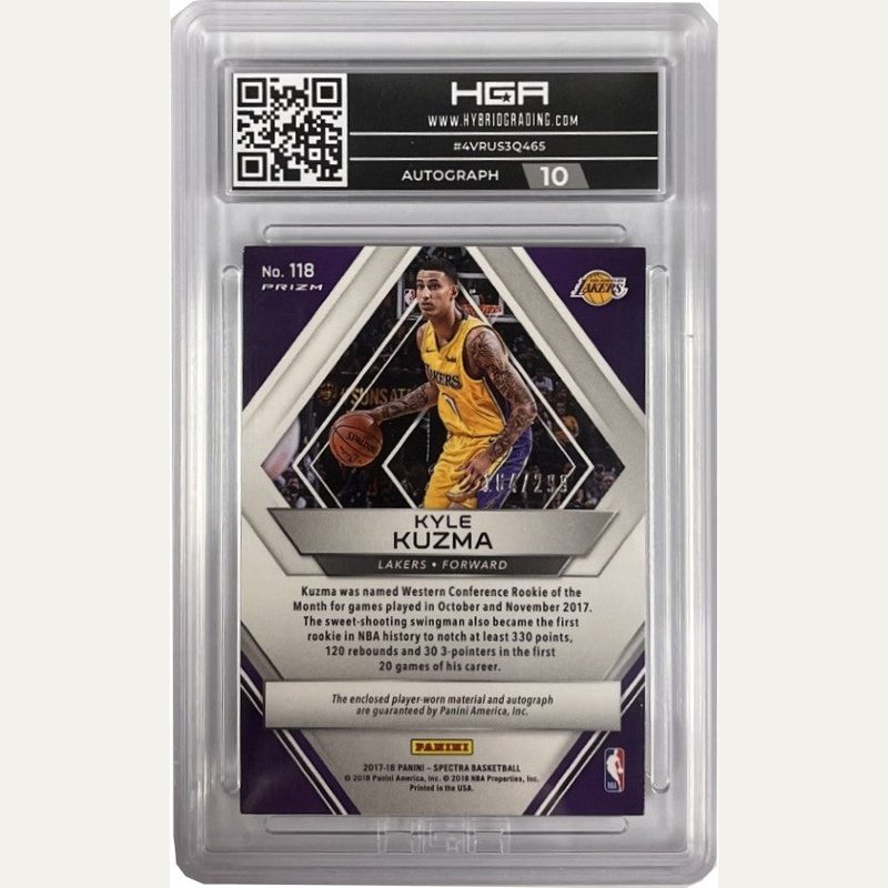 Kyle Kuzma Signed Jersey (Beckett)