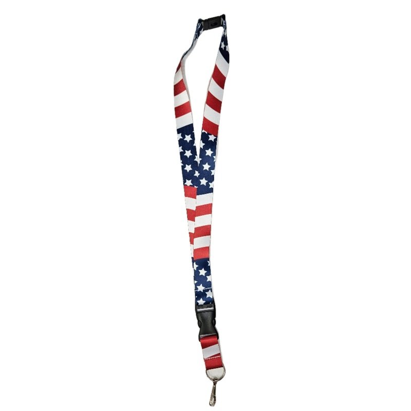 Lanyard: USA Flag – CARDIACS Sports & Memorabilia