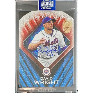 David Wright: 2020 Topps Archives Signature Series Certified Autograph